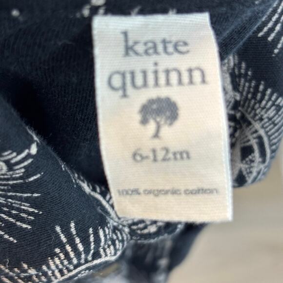 Kate Quinn One Piece Black Starburst 6-12 Month Baby Infant Sleepwear Longsleeve - Picture 5 of 5